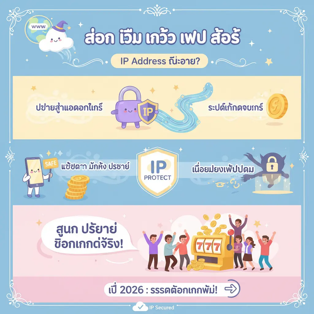 สอน วิธี เข้า เว็บ สล็อต - IP Address