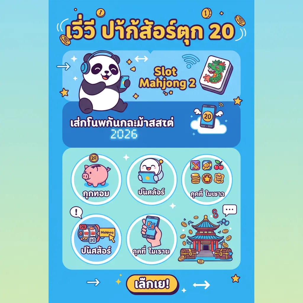 วิธี ปั่นสล็อตทุน 20 - Slot Mahjong ways 2