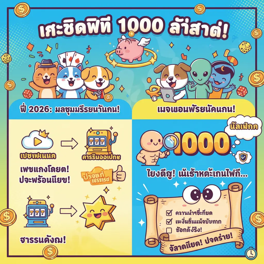 เครดิตฟรี 1000 - เครดิตฟรี