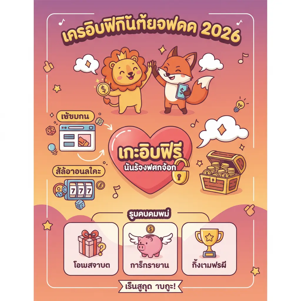เครดิตฟรีไม่ต้องฝาก - เครดิตฟรี