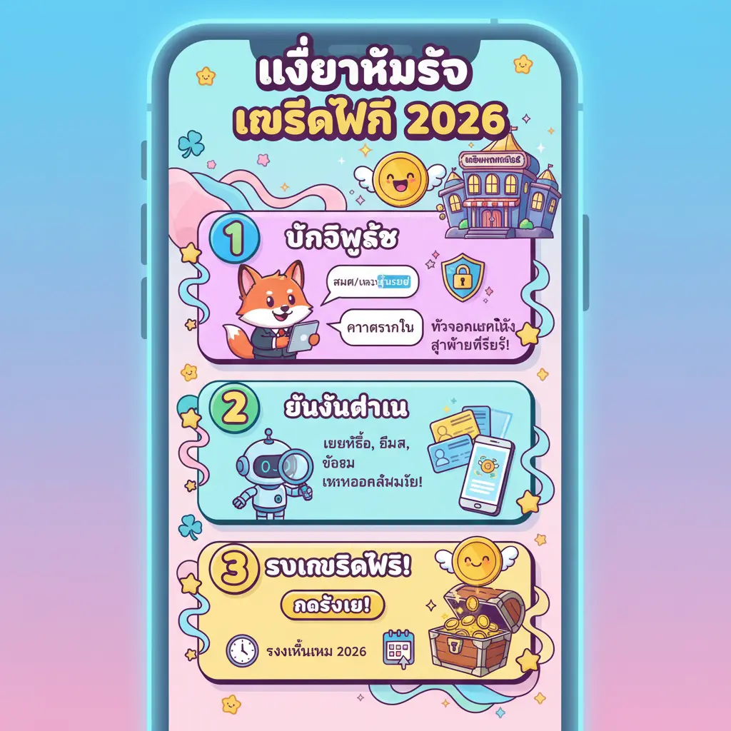 เครดิตฟรี - บัญชีผู้ใช้