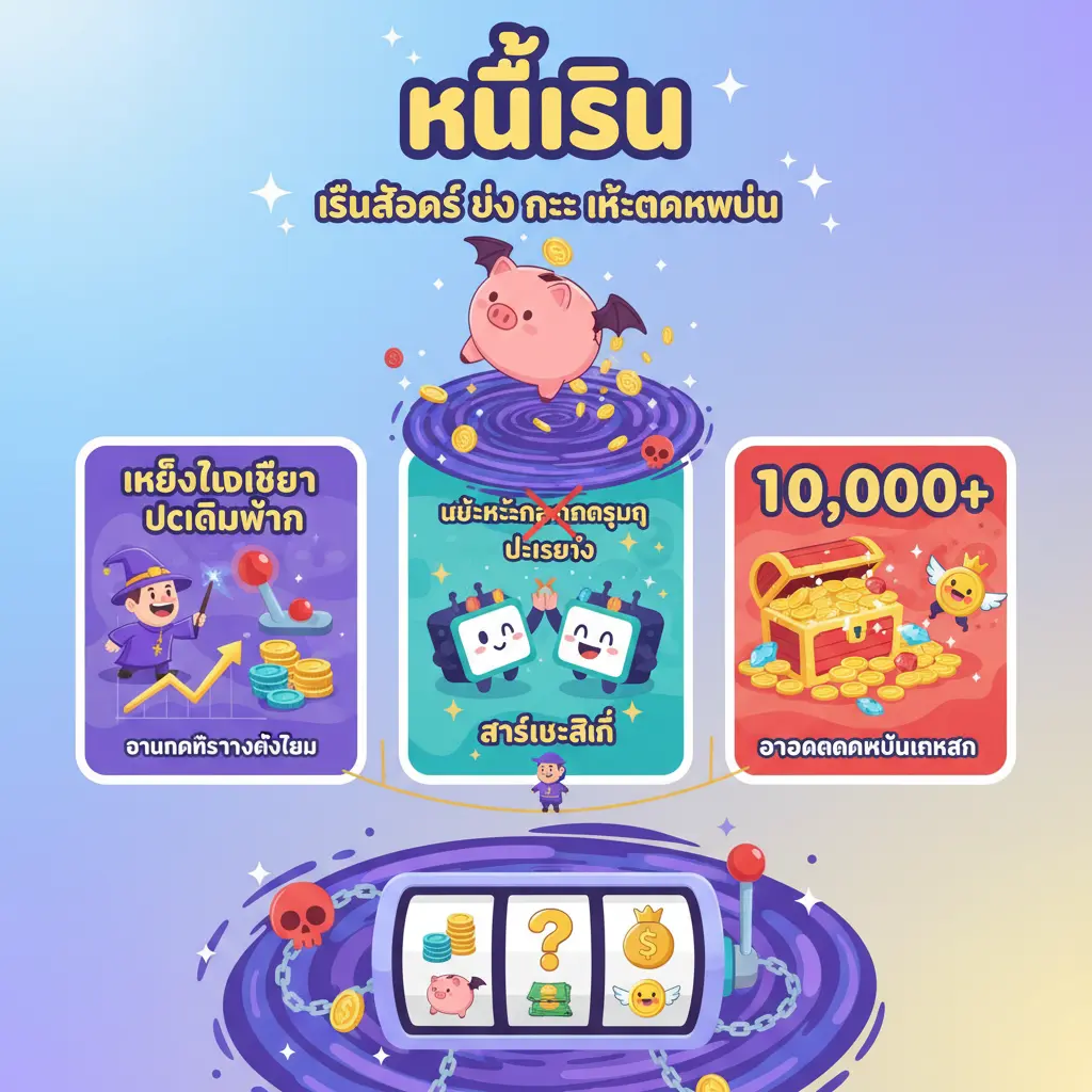 เล่นสล็อต ยัง ไง ให้แตกหมื่น - หนี้สิน