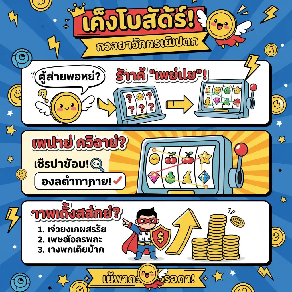 ขั้น ตอน การเล่นสล็อต - การจัดการการเดิมพัน